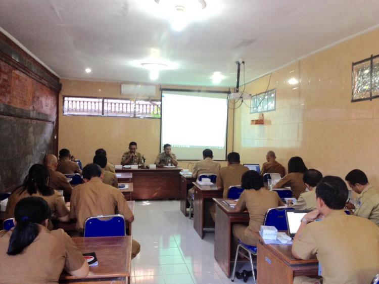 Rapat Pembentukan Tim Pembangunan Zona Integritas di Lingkungan Kabupaten Klungkung