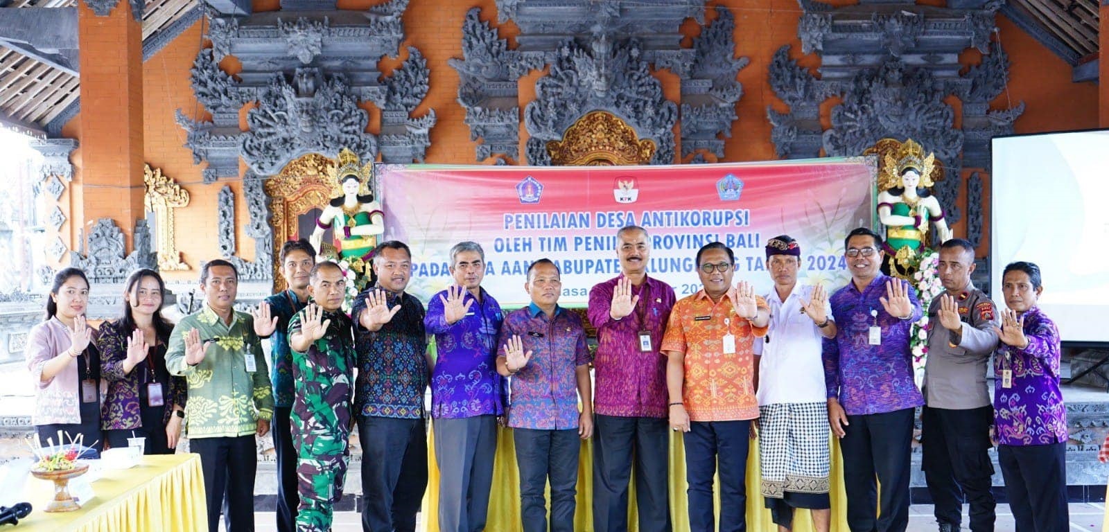 Desa Aan Banjarangkan Ikuti Penilaian Desa Anti Korupsi