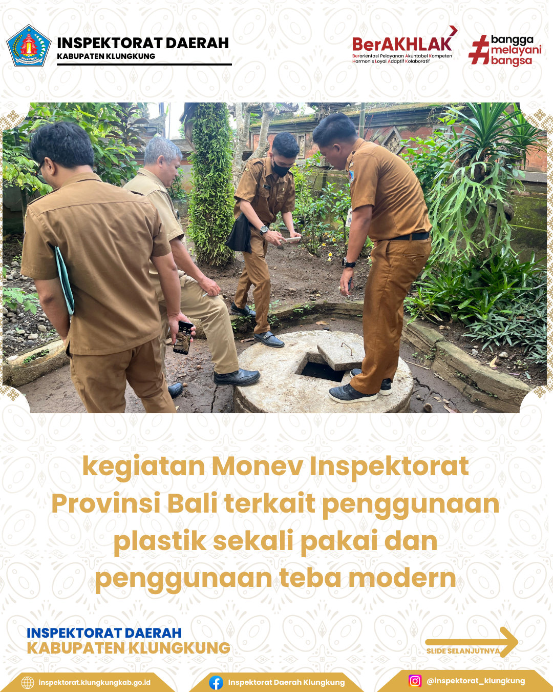Monev PSP dan Teba Modern