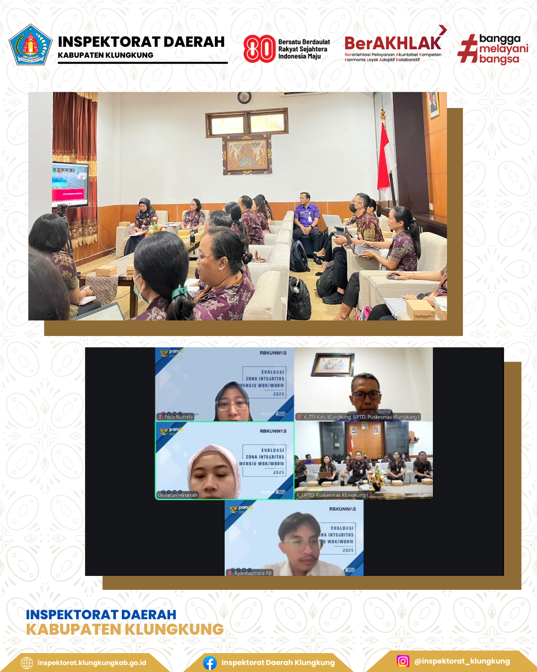 Wawancara Virtual Evaluasi Pembangunan Zona Integritas Tahun 2025